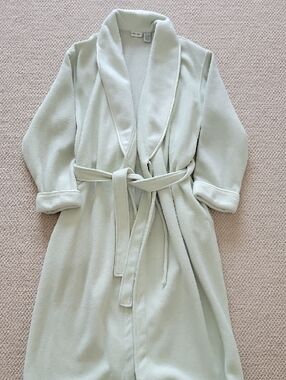 Cherokee Thick Push Robe Bathrobe - Mint Green Sz S/M